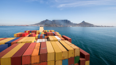 containers containerschip Afrika